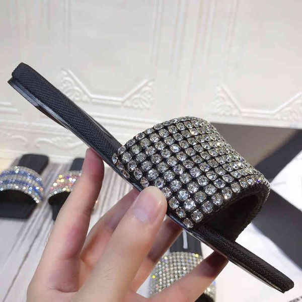 luxury designer anya crystal soft slippers square toe high-quality simple and comfortable fashionable women's sandals, Black
luxury designer anya crystal soft slippers square toe high-quality simple and comfortable fashionable women's sandals, Black