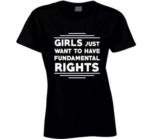 girls just want to have fundamental rights political usa slogan trending t shirt, White;black
girls just want to have fundamental rights political usa slogan trending t shirt, White;black