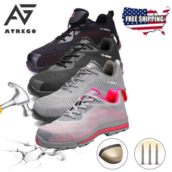 boots atrego women men breathable work steel toe anti smash puncture proof lightweight safety shoes athletic outdoor, Black
boots atrego women men breathable work steel toe anti smash puncture proof lightweight safety shoes athletic outdoor, Black