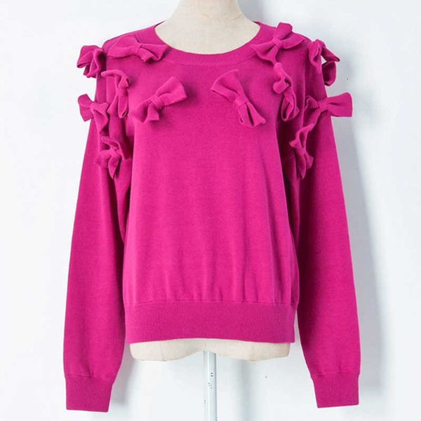 women's sweaters brand design runway o-neck clothes 3d handmade bow knot rose red ladies sweet elegant sweater women jumper pullover p5, White;black
women's sweaters brand design runway o-neck clothes 3d handmade bow knot rose red ladies sweet elegant sweater women jumper pullover p5, White;black