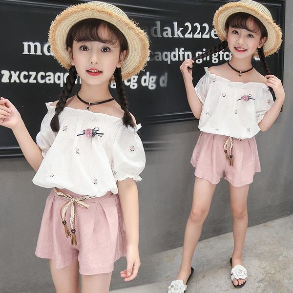 clothing sets summer clothes for girls puff sleeve shirt + shorts 2 pcs teen cute florals children's tracksuit, White
clothing sets summer clothes for girls puff sleeve shirt + shorts 2 pcs teen cute florals children's tracksuit, White