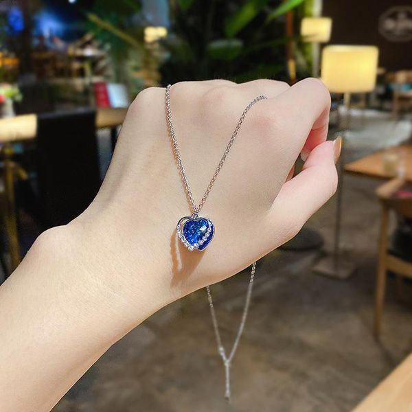 chains fashion sunflower titanium steel necklace red green blue clavicle chain simple temperament pendant jewelry, Silver
chains fashion sunflower titanium steel necklace red green blue clavicle chain simple temperament pendant jewelry, Silver