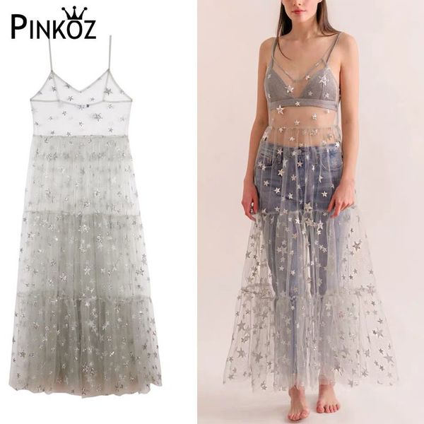 elegant pentagram sequined dress summer spaghetti strap transparent mesh princess tulle party dresses 210421, White
elegant pentagram sequined dress summer spaghetti strap transparent mesh princess tulle party dresses 210421, White