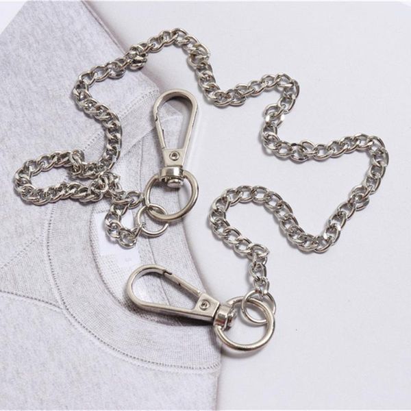 keychains trendy belt waist chain long alloy metal trousers hipster pant jeans keychain men's rock punk anti-theft jewelry sp2752, Silver
keychains trendy belt waist chain long alloy metal trousers hipster pant jeans keychain men's rock punk anti-theft jewelry sp2752, Silver