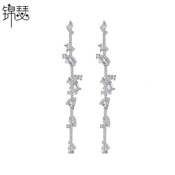 jewelry charm stud willow smoke earrings fashion long creative aaa zircon women's, Golden
jewelry charm stud willow smoke earrings fashion long creative aaa zircon women's, Golden