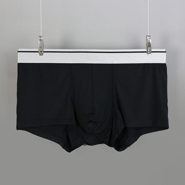 men's thin ice silk low waist boxer underwear u convex tide boxer shorts customized, Black;white
men's thin ice silk low waist boxer underwear u convex tide boxer shorts customized, Black;white