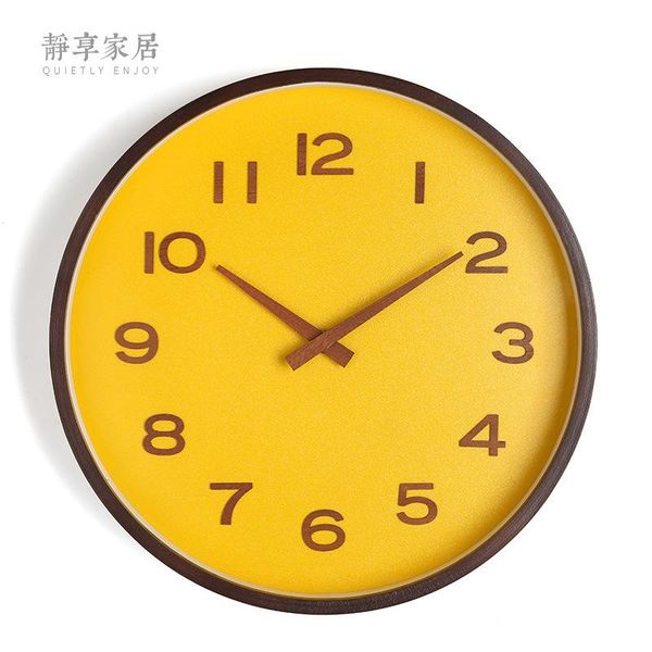 wall clocks large wood clock modern design wooden needle nordic yellow home decor kitchen horloge murale gift fz789
wall clocks large wood clock modern design wooden needle nordic yellow home decor kitchen horloge murale gift fz789
