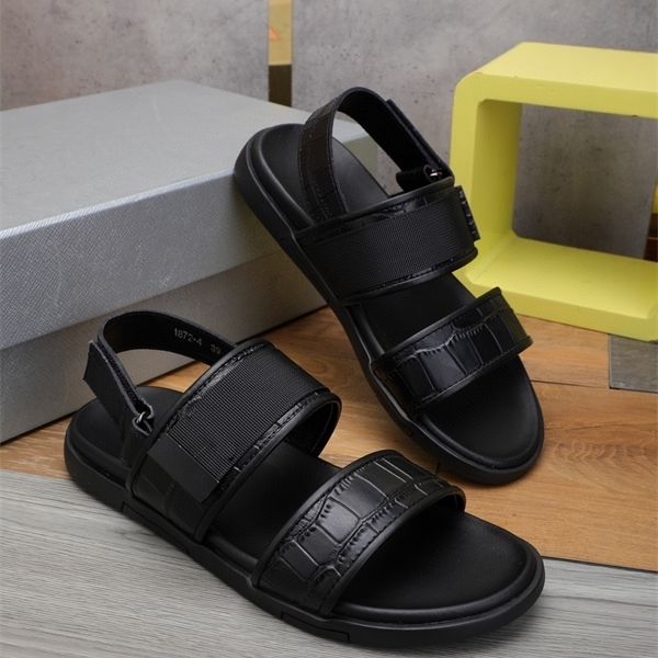 official website 70% off outlet summer new crocodile grain cowhide men's sandals outdoor thick soled beach shoes guangzhou factory sale, Black
official website 70% off outlet summer new crocodile grain cowhide men's sandals outdoor thick soled beach shoes guangzhou factory sale, Black