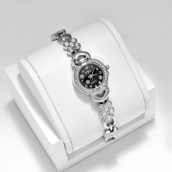 vintage ethnic style women watches stainless steel petal diamond ladies bracelet watch dress clock gift montre femme wristwatche wristwatche, Slivery;brown
vintage ethnic style women watches stainless steel petal diamond ladies bracelet watch dress clock gift montre femme wristwatche wristwatche, Slivery;brown