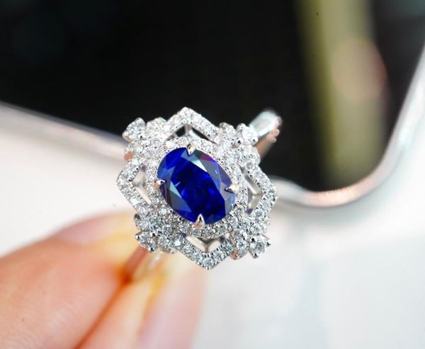 cluster rings sx solid 18k gold nature1.02ct blue sapphire gemstones diamonds for women fine jewelry presents, Golden;silver
cluster rings sx solid 18k gold nature1.02ct blue sapphire gemstones diamonds for women fine jewelry presents, Golden;silver
