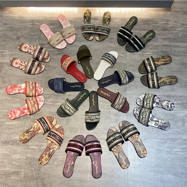 80% off store online 2021 new classic embroidered letter slippers vacation beach multi-color optional brand style ladies leather shoes, Black
80% off store online 2021 new classic embroidered letter slippers vacation beach multi-color optional brand style ladies leather shoes, Black
