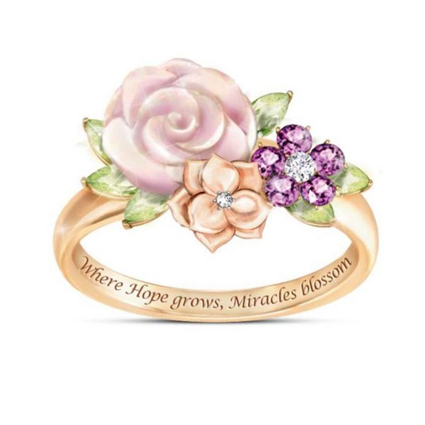 cluster rings silver multicolor crystal flower princess ring for women luxury engagement wedding zircon jewelry, Golden;silver
cluster rings silver multicolor crystal flower princess ring for women luxury engagement wedding zircon jewelry, Golden;silver