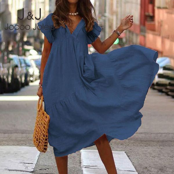 jocoo jolee women summer v neck asymmetrical sundress casual solid midi dress vintage loose long dress plus size robe 210518, Black;gray
jocoo jolee women summer v neck asymmetrical sundress casual solid midi dress vintage loose long dress plus size robe 210518, Black;gray