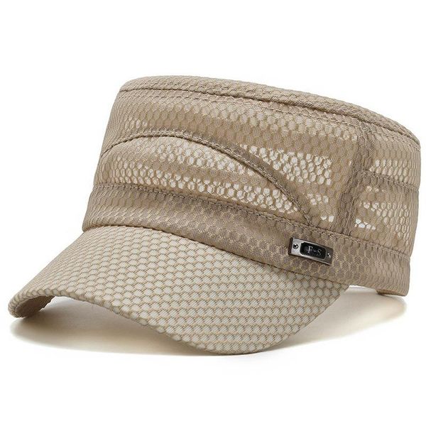 cycling caps & masks summer mesh flat cap men's sun visor military hat outdoor breathable fishing protection, Black
cycling caps & masks summer mesh flat cap men's sun visor military hat outdoor breathable fishing protection, Black