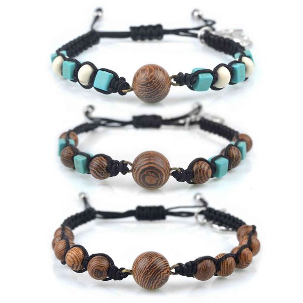wood stone beads catholic jewelry men women adjustable woven cross religious bracelet, Golden;silver
wood stone beads catholic jewelry men women adjustable woven cross religious bracelet, Golden;silver