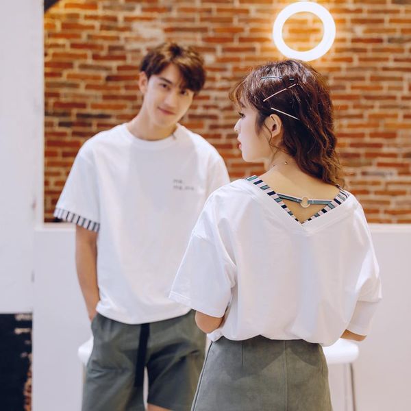 women's t-shirt couple's summer non-mainstream 2021 short-sleeved korean-style white half-sleeved women
women's t-shirt couple's summer non-mainstream 2021 short-sleeved korean-style white half-sleeved women
