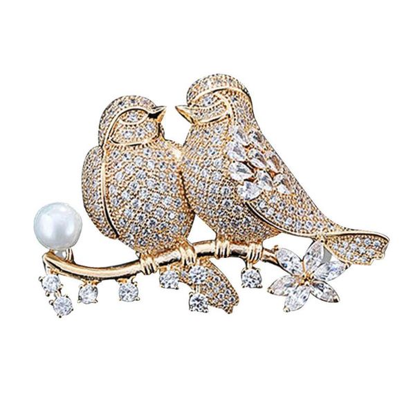 pins, brooches alloy golden lover birds women's metal rhinestone bird banquet wedding brooch gifts, Gray
pins, brooches alloy golden lover birds women's metal rhinestone bird banquet wedding brooch gifts, Gray