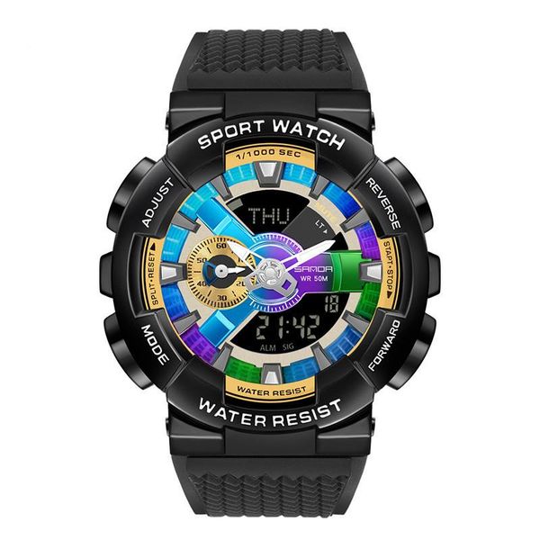 wristwatches dual display digital watches for men sports military men's quartz watch waterproof male clock relogios masculino, Slivery;brown
wristwatches dual display digital watches for men sports military men's quartz watch waterproof male clock relogios masculino, Slivery;brown