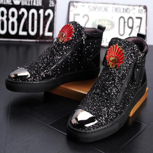 new fashion design casual boots lace up men trainers shoes italian luxury dress business wedding party loafers, Black
new fashion design casual boots lace up men trainers shoes italian luxury dress business wedding party loafers, Black