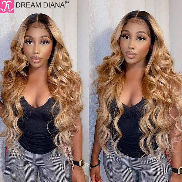 lace wigs dreamdiana ombre brazilian body wave 13x4 frontal honey blonde front wig 27 100% human hair for black women, Black;brown
lace wigs dreamdiana ombre brazilian body wave 13x4 frontal honey blonde front wig 27 100% human hair for black women, Black;brown
