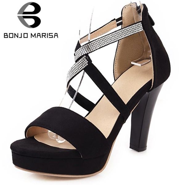 dress shoes bonjomarisa ladies wedding party sandals platform high heel crysatl cover women casual woman, Black
dress shoes bonjomarisa ladies wedding party sandals platform high heel crysatl cover women casual woman, Black