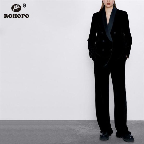 women's pants & capris rohopo high waist hook closure black velvet straight pant office ladies autumn full length zipper solid trousers, Black;white
women's pants & capris rohopo high waist hook closure black velvet straight pant office ladies autumn full length zipper solid trousers, Black;white