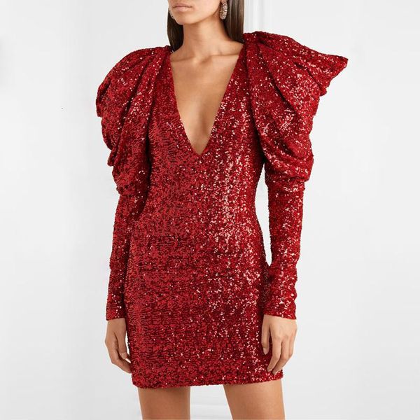 casual dresses patchwork sequined ruched women v neck puff long sleeve high waist tunic dress for female 2021 fashion tide, Black;gray
casual dresses patchwork sequined ruched women v neck puff long sleeve high waist tunic dress for female 2021 fashion tide, Black;gray