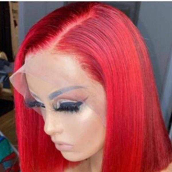 red lace front wigs straight brazilian remy human hair bob wig preplucked swiss 12 inches short, Black;brown
red lace front wigs straight brazilian remy human hair bob wig preplucked swiss 12 inches short, Black;brown