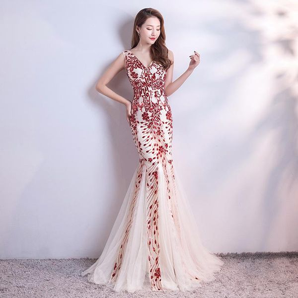 party dresses long lace mermaid evening dress v neck tulle sequins prom gowns 2021 appliques sleeveless pleated formal, White;black
party dresses long lace mermaid evening dress v neck tulle sequins prom gowns 2021 appliques sleeveless pleated formal, White;black