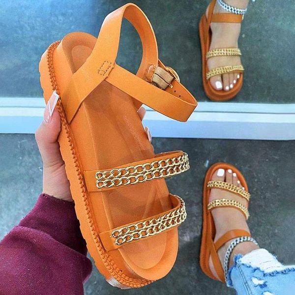 sandals oversize casual roman style thick bottom chain increase fashion breathable women's solid color, Black
sandals oversize casual roman style thick bottom chain increase fashion breathable women's solid color, Black