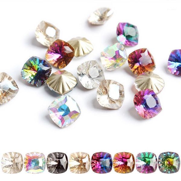 30/100pcs nail art rhinestones pointed bottom square glass mix color stones strass crystals for 3d fingernail decoration decorations1, Silver;gold
30/100pcs nail art rhinestones pointed bottom square glass mix color stones strass crystals for 3d fingernail decoration decorations1, Silver;gold