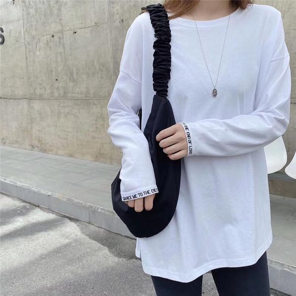women's t-shirt women plain cotton oversize t shirt long sleeve crewneck casual basic tees plus size ultra soft tunic white
women's t-shirt women plain cotton oversize t shirt long sleeve crewneck casual basic tees plus size ultra soft tunic white