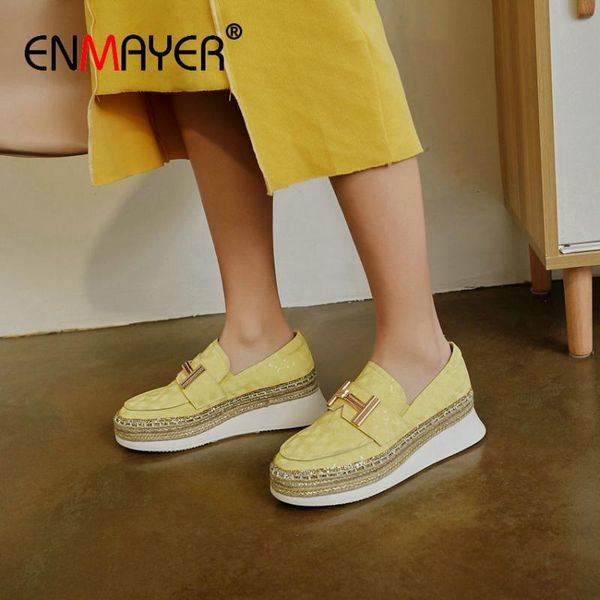 dress shoes enmayer 2021 casual wedges round toe genuine leather luxury women buckle strap wedding metal decoration high heels, Black
dress shoes enmayer 2021 casual wedges round toe genuine leather luxury women buckle strap wedding metal decoration high heels, Black