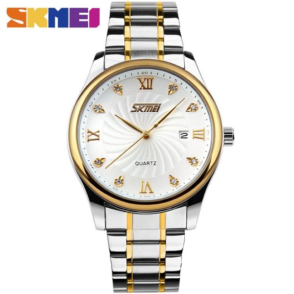 wristwatches skmei men business quartz watch classic stainless steel relogio masculino role watches top, Slivery;brown
wristwatches skmei men business quartz watch classic stainless steel relogio masculino role watches top, Slivery;brown