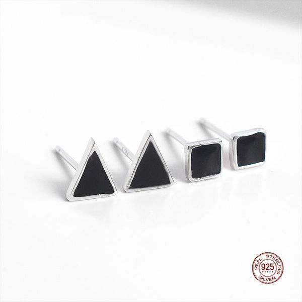 stud lko 925 sterling silver simple geometric cute sweet black triangle square earrings for women ol daily jewelry ornaments, Golden;silver
stud lko 925 sterling silver simple geometric cute sweet black triangle square earrings for women ol daily jewelry ornaments, Golden;silver
