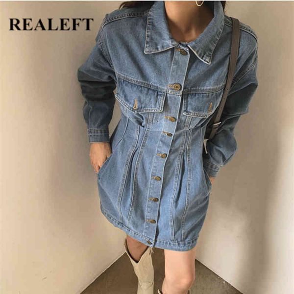 spring women's denim dress vintage turn down collar long sleeve slim waist buttons mini a-line dresses female 210428, Black;gray
spring women's denim dress vintage turn down collar long sleeve slim waist buttons mini a-line dresses female 210428, Black;gray