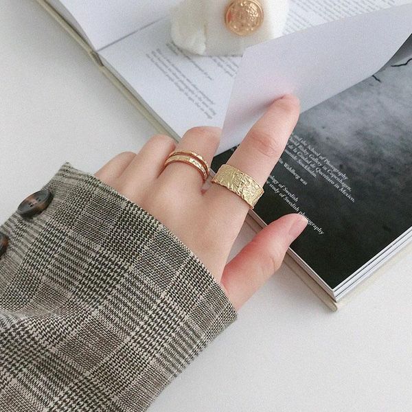 wedding rings myqis vintage irregular wide finger ring for women girl 2021 trend aesthatic metallic adjustable open jewelry ringen, Slivery;golden
wedding rings myqis vintage irregular wide finger ring for women girl 2021 trend aesthatic metallic adjustable open jewelry ringen, Slivery;golden