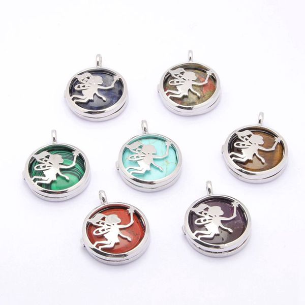 natural crystals flat bead pendants angel life tree two sided pattern may open alloy necklace stone crystal agate reiki jewelry bag keychain, Silver
natural crystals flat bead pendants angel life tree two sided pattern may open alloy necklace stone crystal agate reiki jewelry bag keychain, Silver