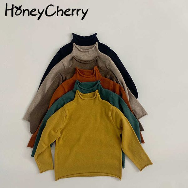 autumn and winter new children's knitted bottoming sweater korean boys and girls wear solid color turtleneck sweater y1024, Blue
autumn and winter new children's knitted bottoming sweater korean boys and girls wear solid color turtleneck sweater y1024, Blue