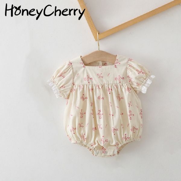 summer baby bodysuit printed pullover lace short sleeves girl clothes 210515, Blue
summer baby bodysuit printed pullover lace short sleeves girl clothes 210515, Blue