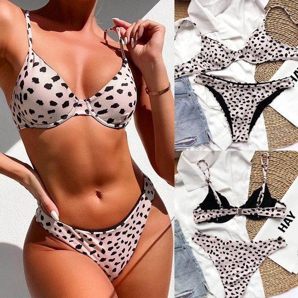 women's swimwear leopard print underwired bikinis swimsuits women 2-piece biquinis swim bathing suit summer beach bikini set, White;black
women's swimwear leopard print underwired bikinis swimsuits women 2-piece biquinis swim bathing suit summer beach bikini set, White;black