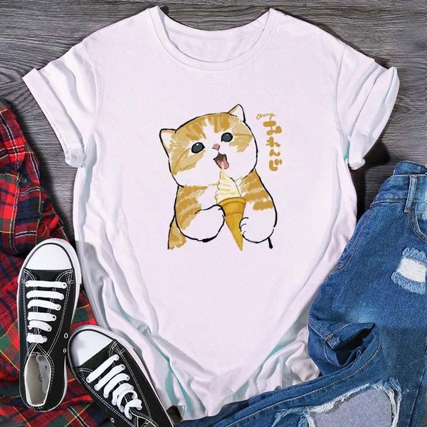 summer women t-shirt cartoon cute lazy cat print short sleeve hipster harajuku funny graphic tee shirt women's, White
summer women t-shirt cartoon cute lazy cat print short sleeve hipster harajuku funny graphic tee shirt women's, White