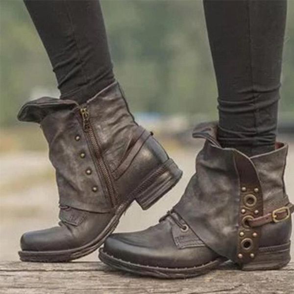 boots women's ankle women female autumn and winter retro low heels ladies pu leather shoes vintage zip drop, Black
boots women's ankle women female autumn and winter retro low heels ladies pu leather shoes vintage zip drop, Black