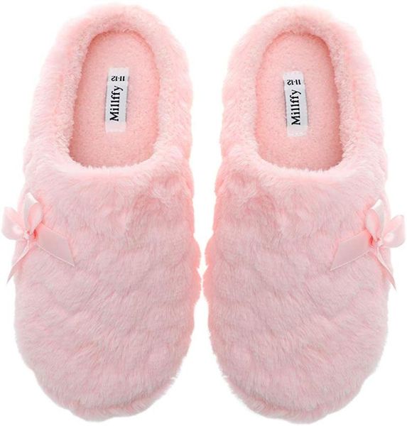 millffy women indoor slippers bow slippers ladies home house warm plush female flat shoes women cute cotton, Black
millffy women indoor slippers bow slippers ladies home house warm plush female flat shoes women cute cotton, Black