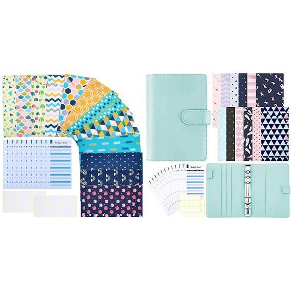 pcs budget envelopes a6 binder pockets and stickers with cash envelope system pu leather set gift wrap
pcs budget envelopes a6 binder pockets and stickers with cash envelope system pu leather set gift wrap