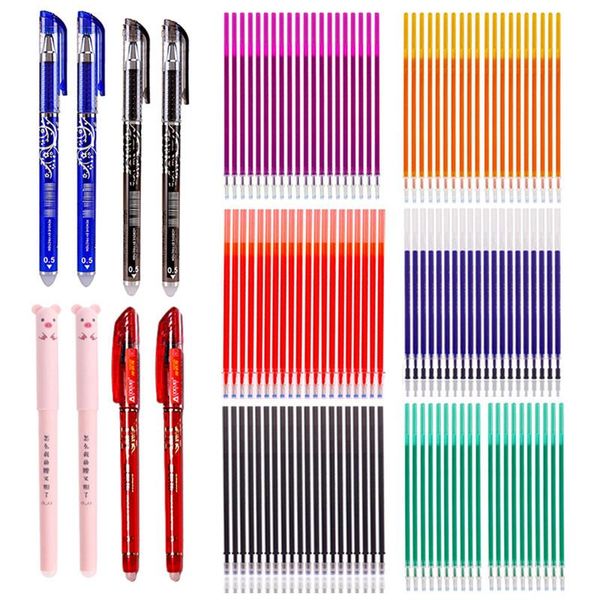 gel pens erasable pen set multi color rod replaceable ink refills for student office school writing kawaii stationary supplies
gel pens erasable pen set multi color rod replaceable ink refills for student office school writing kawaii stationary supplies