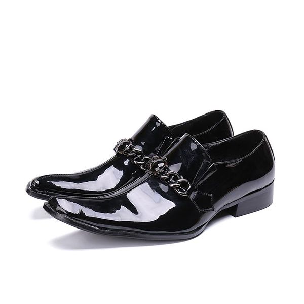 dress shoes na124 black leather mens formal fashion oxford business design wedding for male