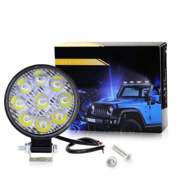 working light high-power car vehicle led work 27w 9 leds motorcycle lighting inspection off-road spotlight
working light high-power car vehicle led work 27w 9 leds motorcycle lighting inspection off-road spotlight