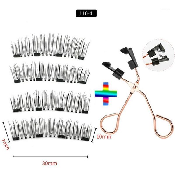 pairs of 4 natural magnetic eyelashes, reusable false quantum eyelash curler, easy to wear and transport1
pairs of 4 natural magnetic eyelashes, reusable false quantum eyelash curler, easy to wear and transport1