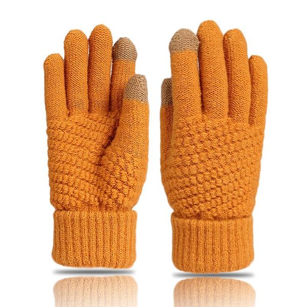five fingers gloves driving women female winter touch screen warm knitted mittens finger jacquard plush outdoor riding handschoenen, Blue;gray
five fingers gloves driving women female winter touch screen warm knitted mittens finger jacquard plush outdoor riding handschoenen, Blue;gray